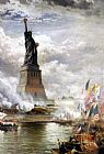 Unveiling the Statue of Liberty by Edward Moran